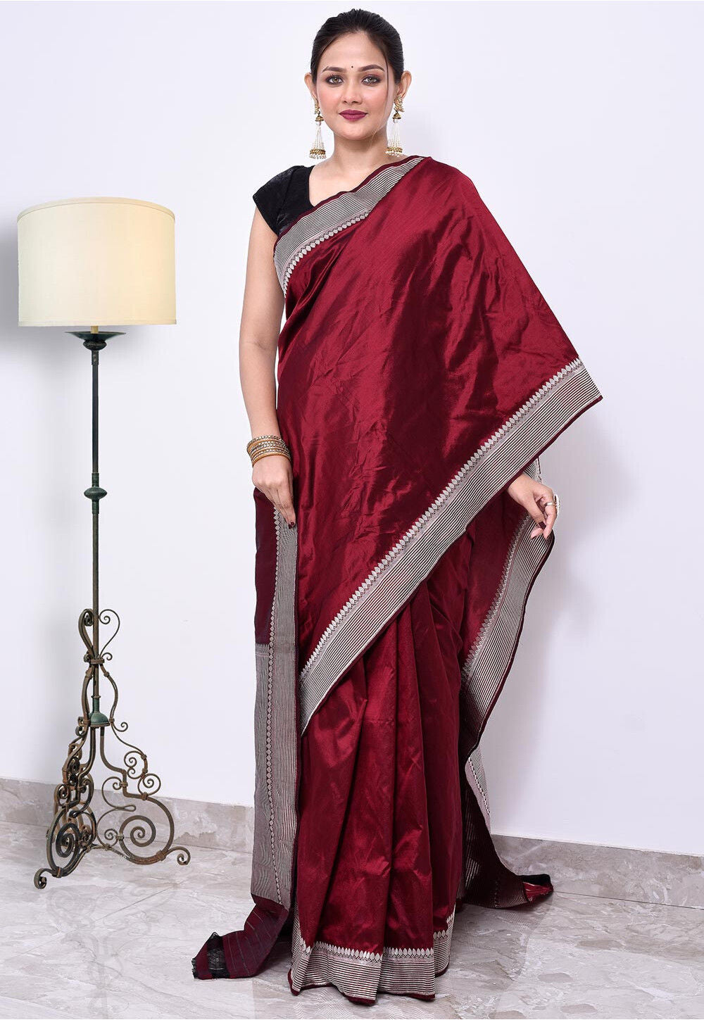 Katan Silk Handwoven Banaras Saree