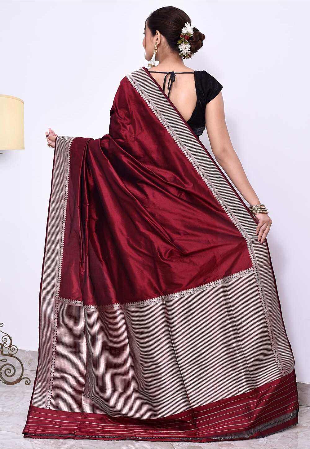 Katan Silk Handwoven Banaras Saree