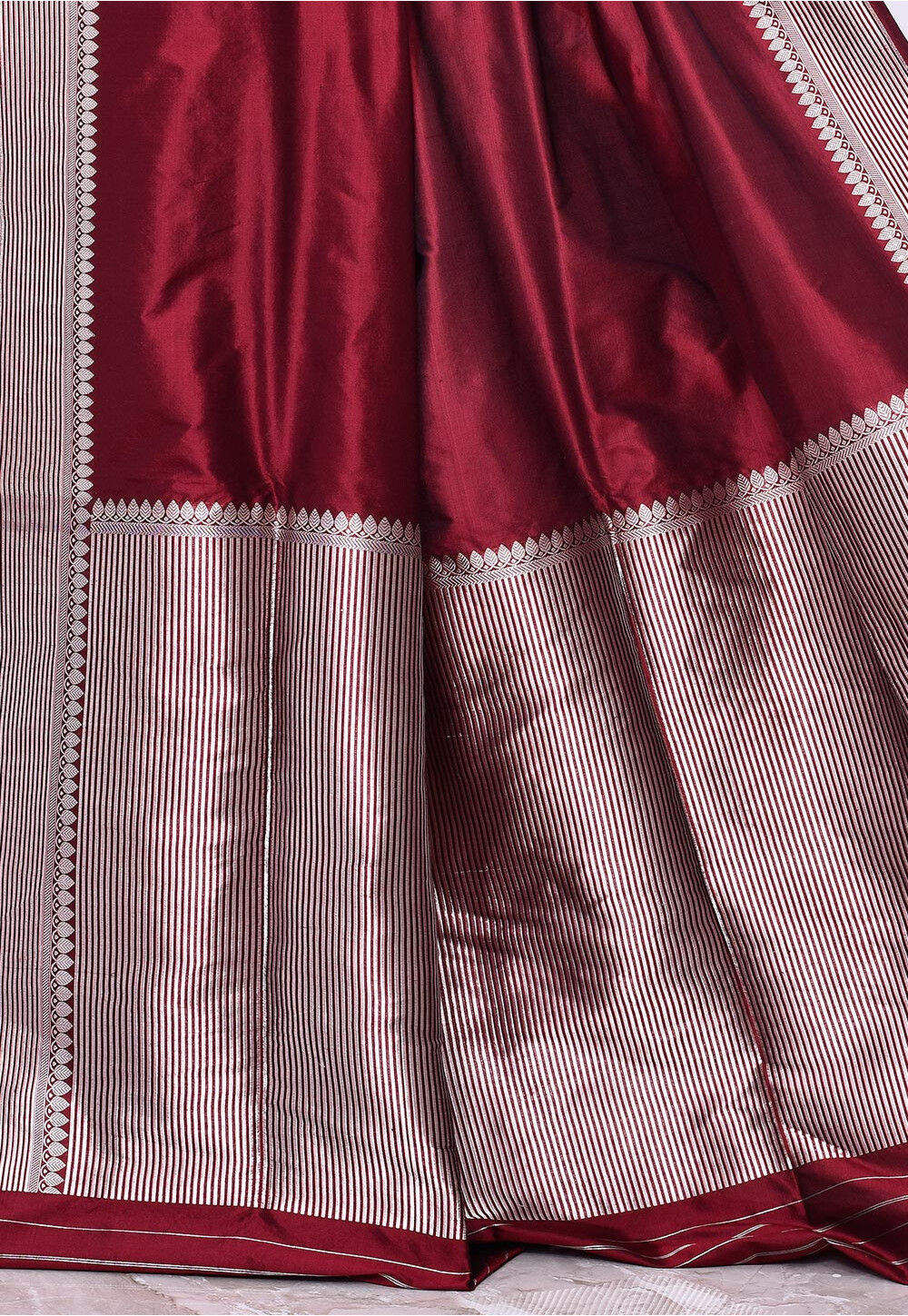 Katan Silk Handwoven Banaras Saree