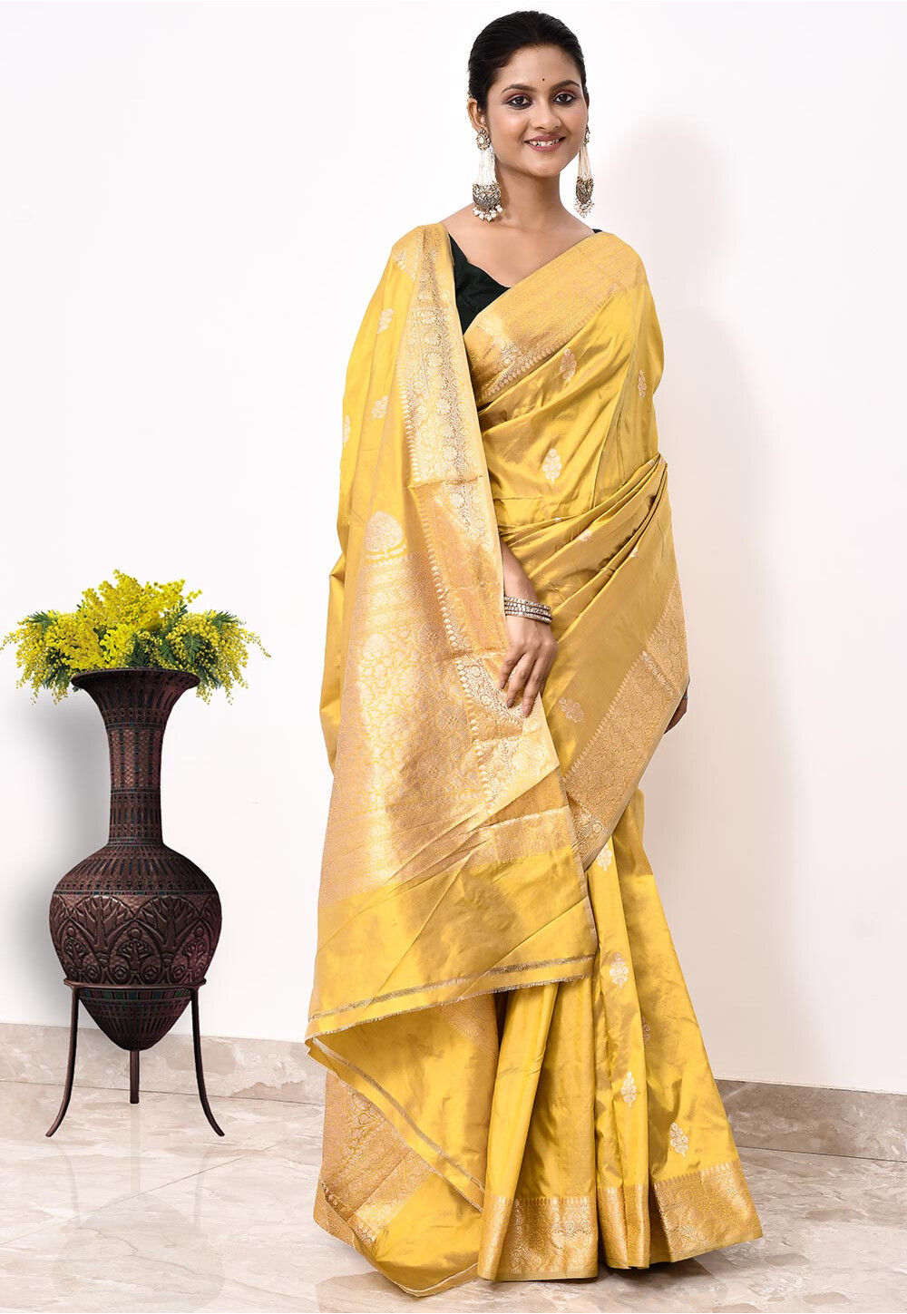 Katan Silk Handwoven Banaras Saree