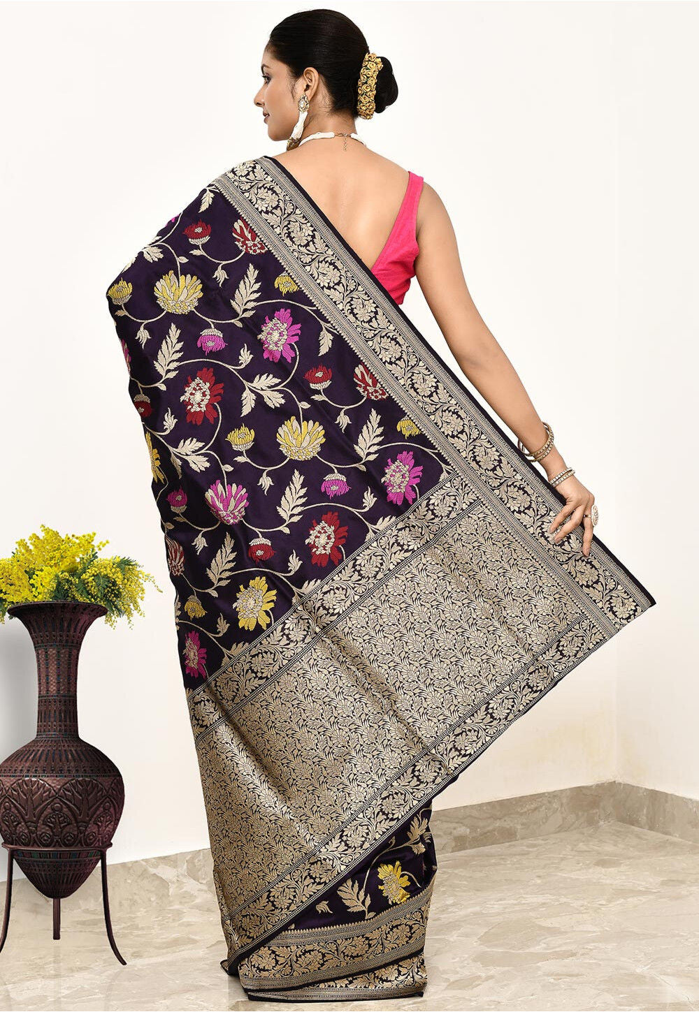 Katan Silk Handwoven Banaras Saree