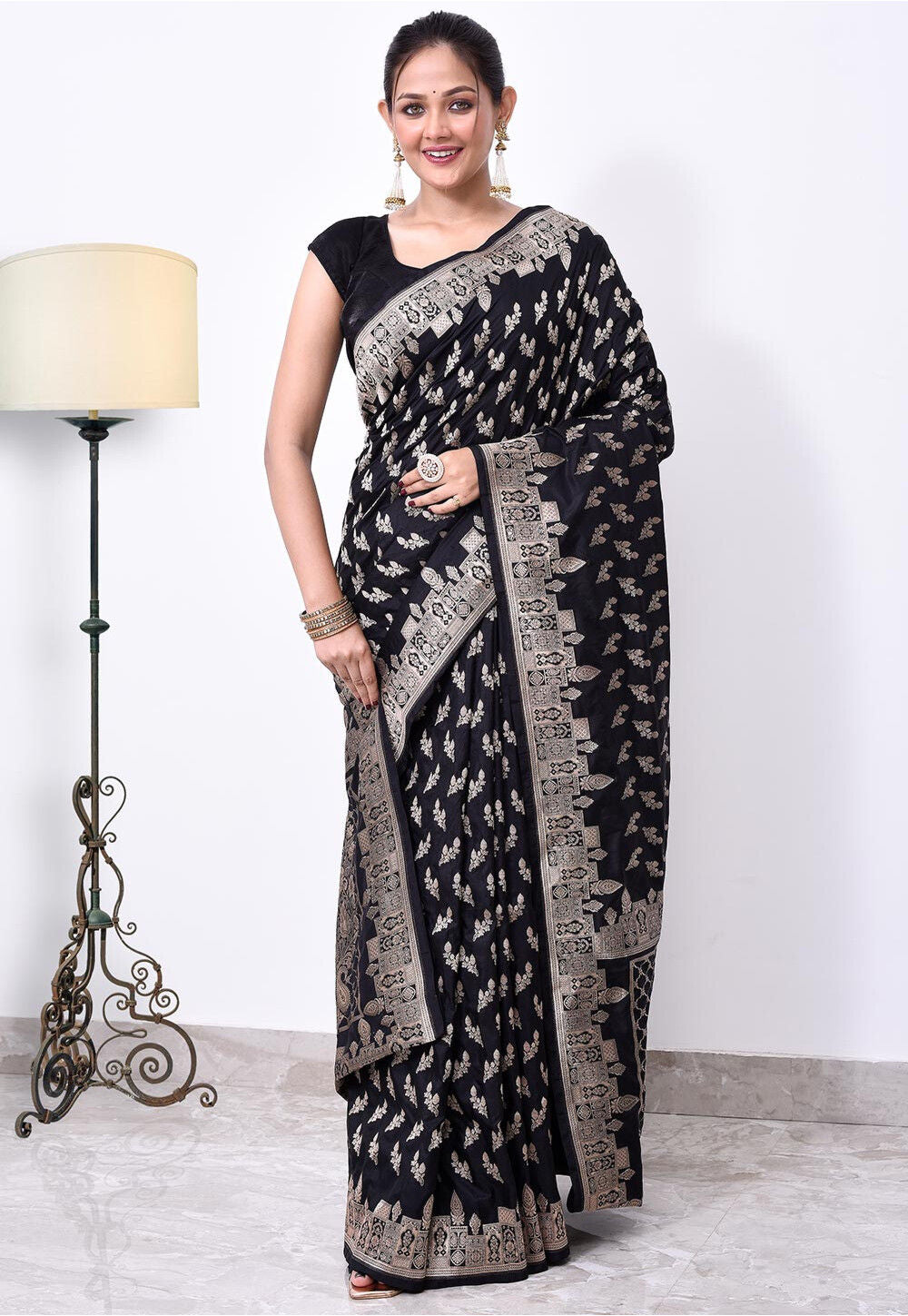 Katan Silk Handwoven Banaras Saree