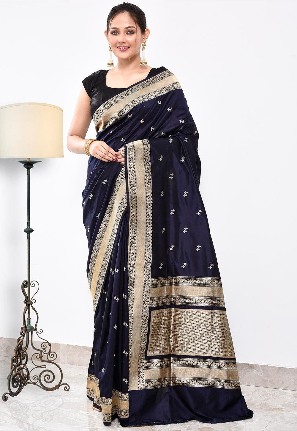 Katan Silk Handwoven Banaras Saree