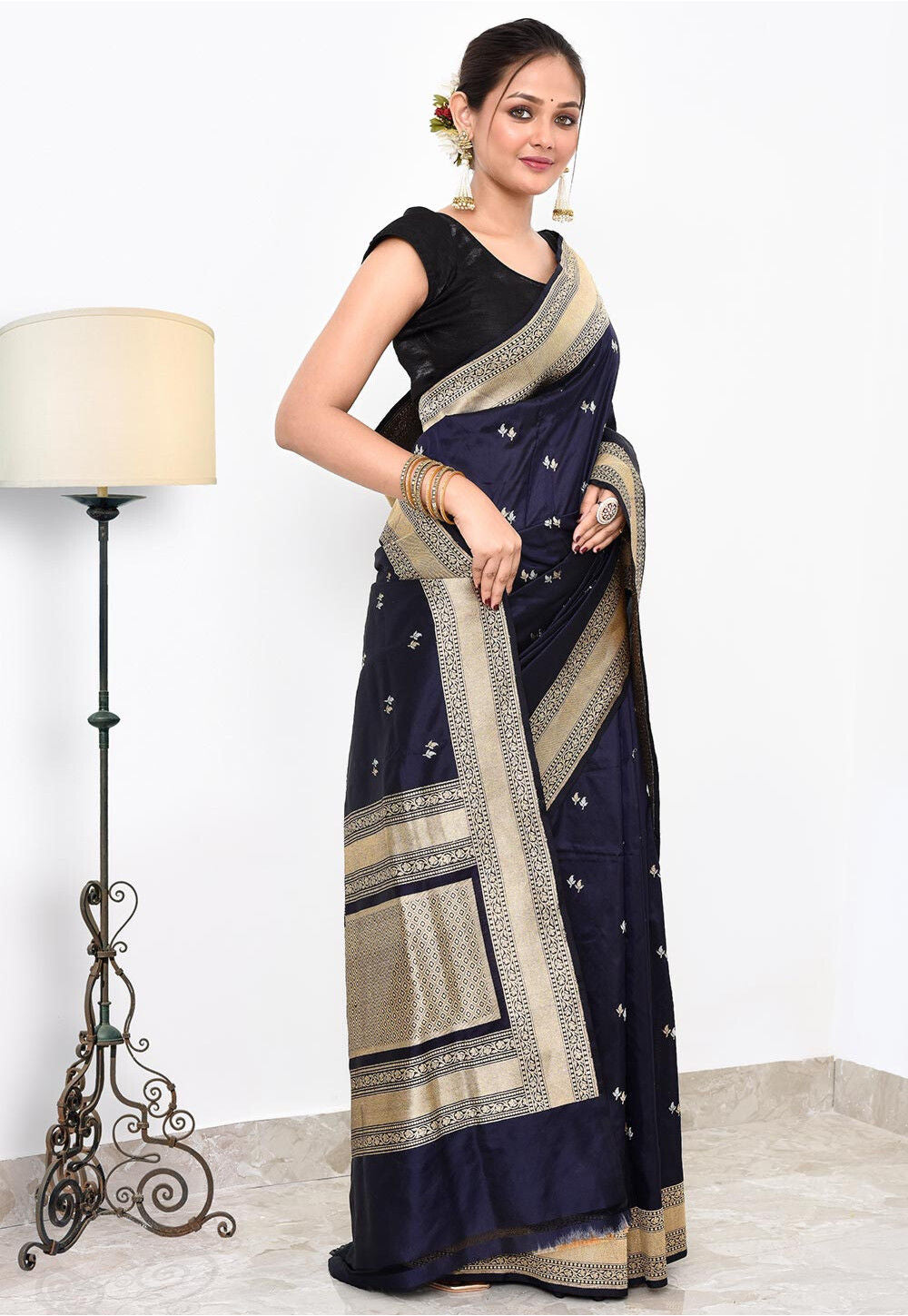 Katan Silk Handwoven Banaras Saree