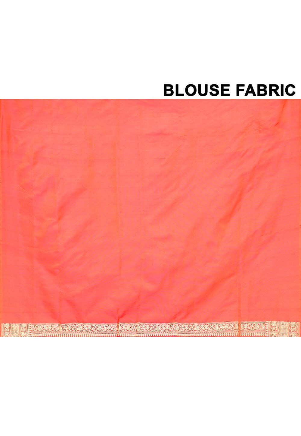 Tangerine Orange Katan Silk Handwoven Banaras Saree