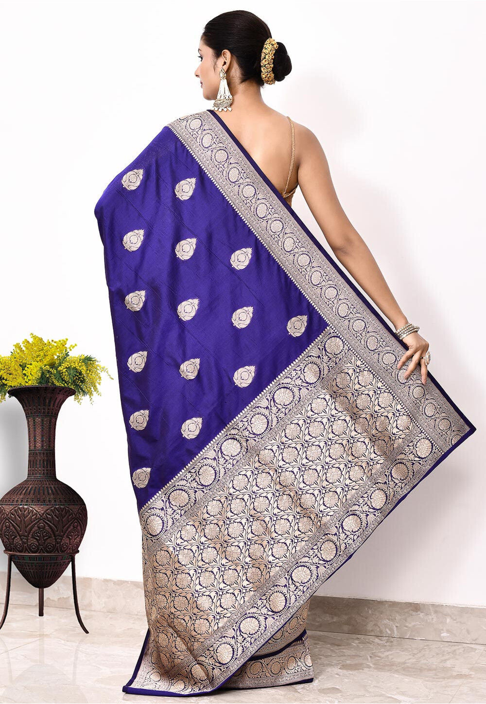 Katan Silk Handwoven Banaras Saree