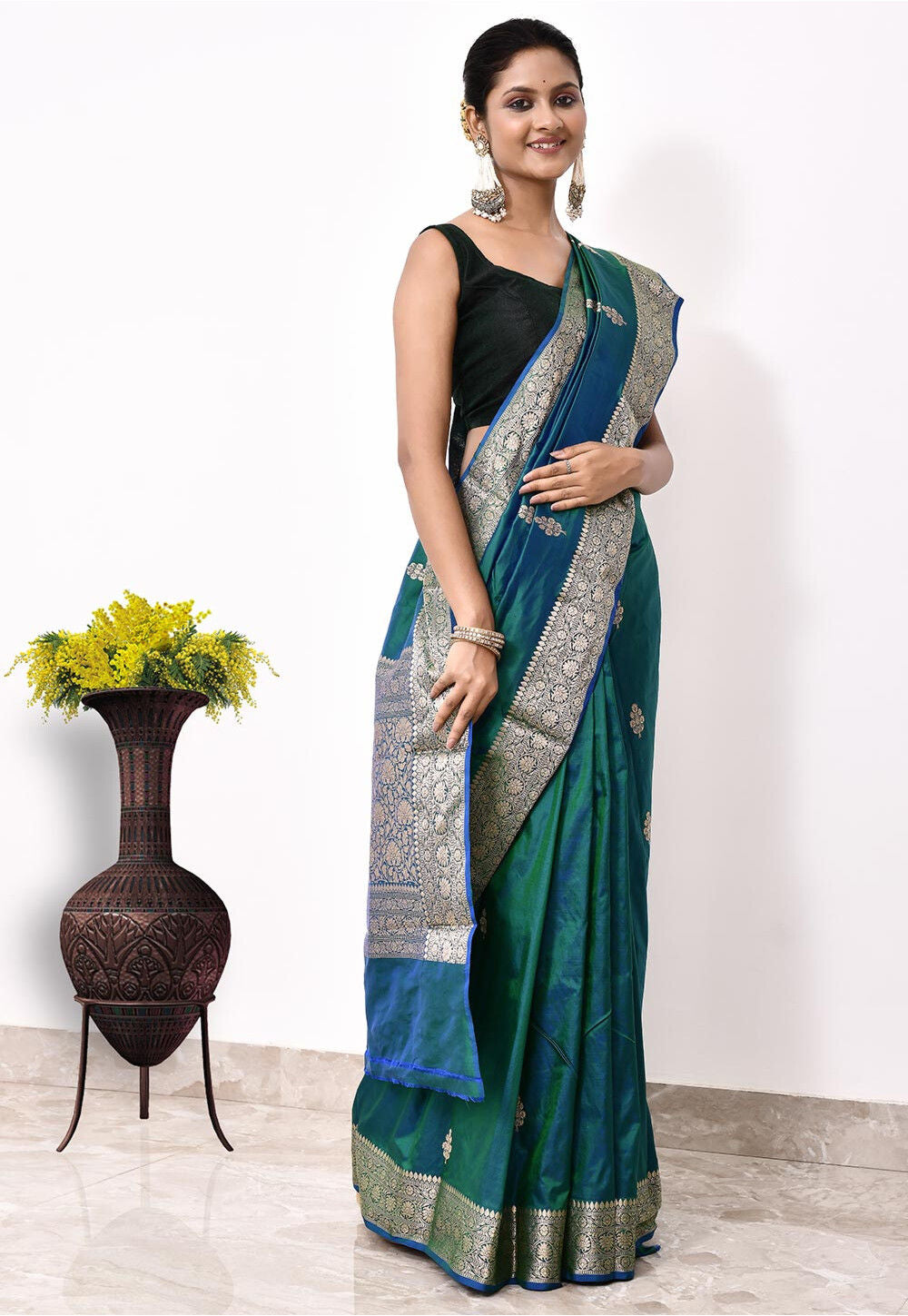 Katan Silk Handwoven Banaras Saree