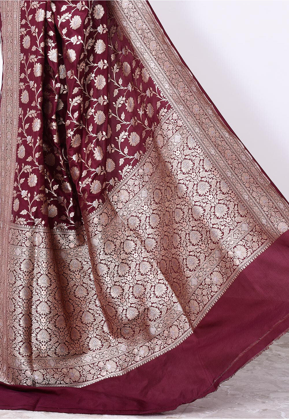 Katan Silk Handwoven Banaras Saree