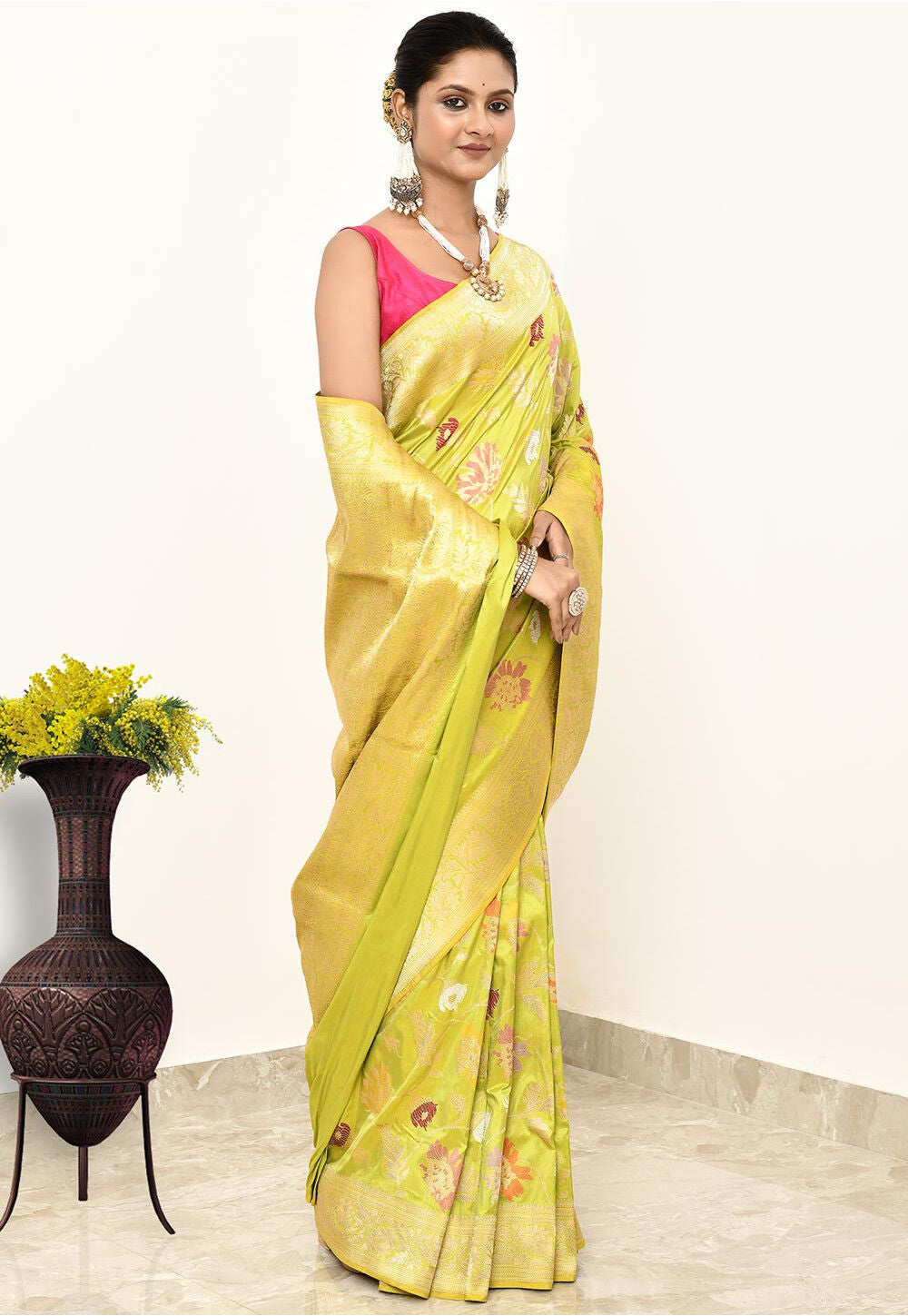Katan Silk Handwoven Banaras Saree