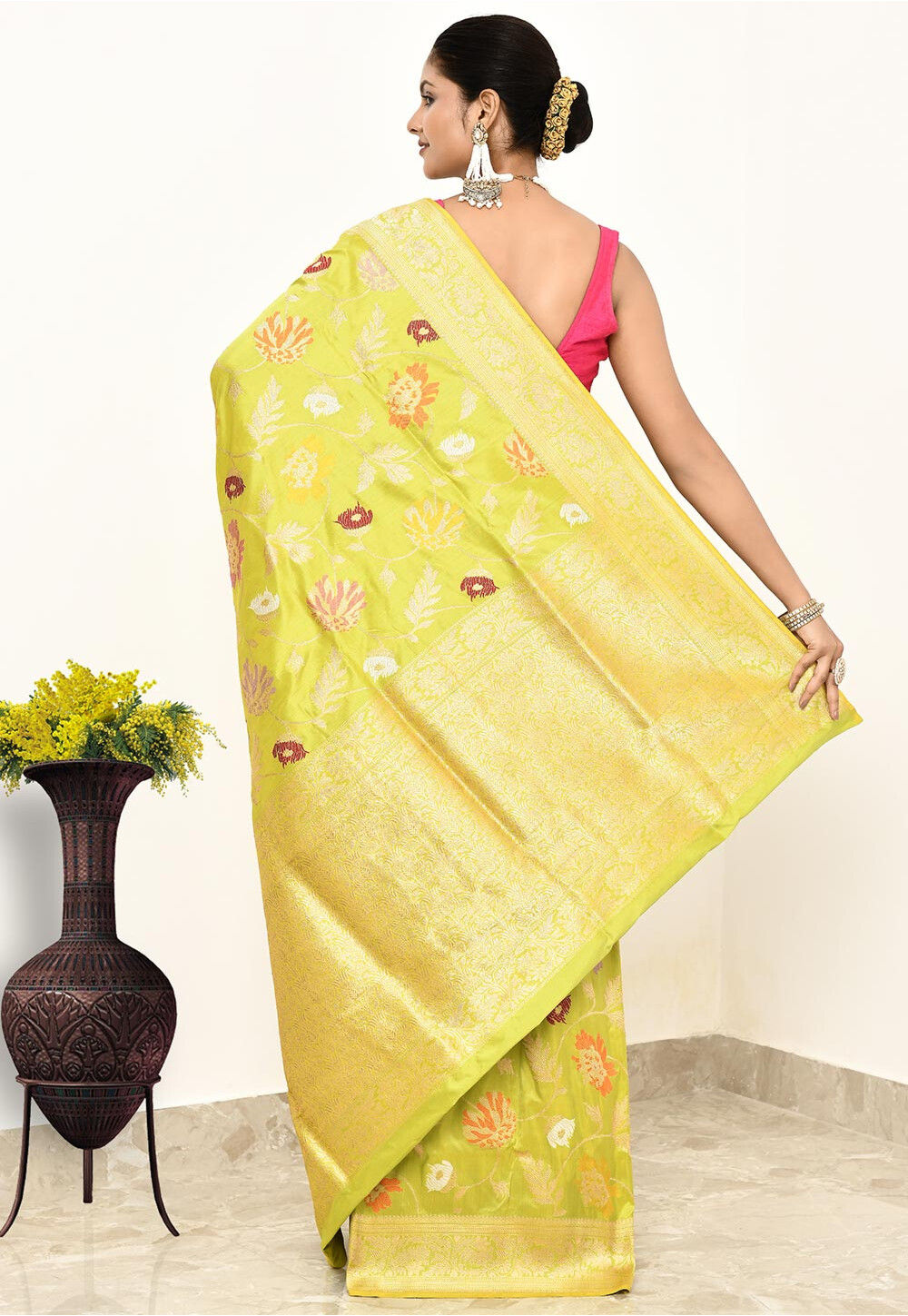 Katan Silk Handwoven Banaras Saree