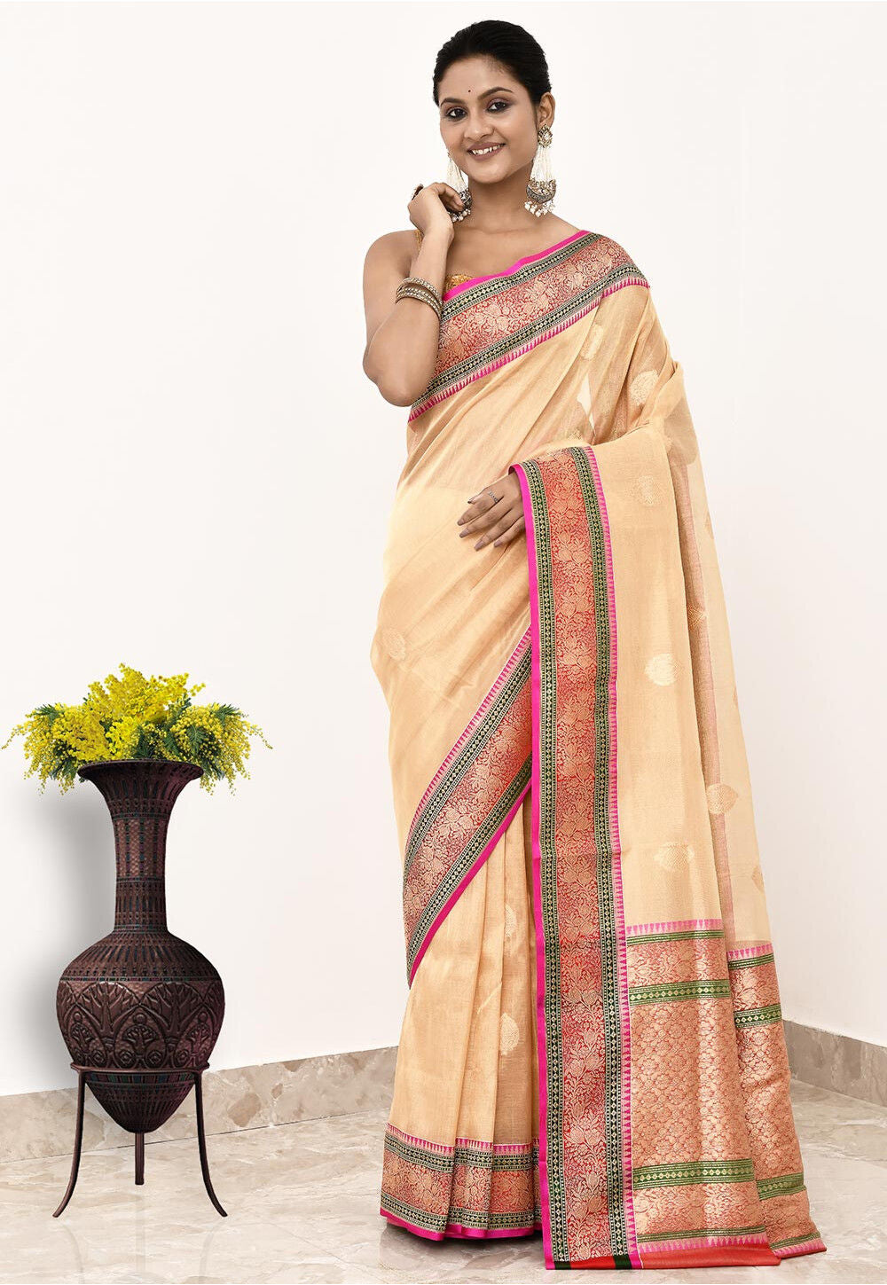 Pure Tissue Silk Handwoven Banaras Saree