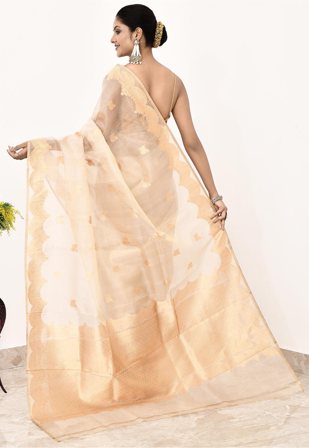 Pure Tissue Silk Handwoven Banaras Saree