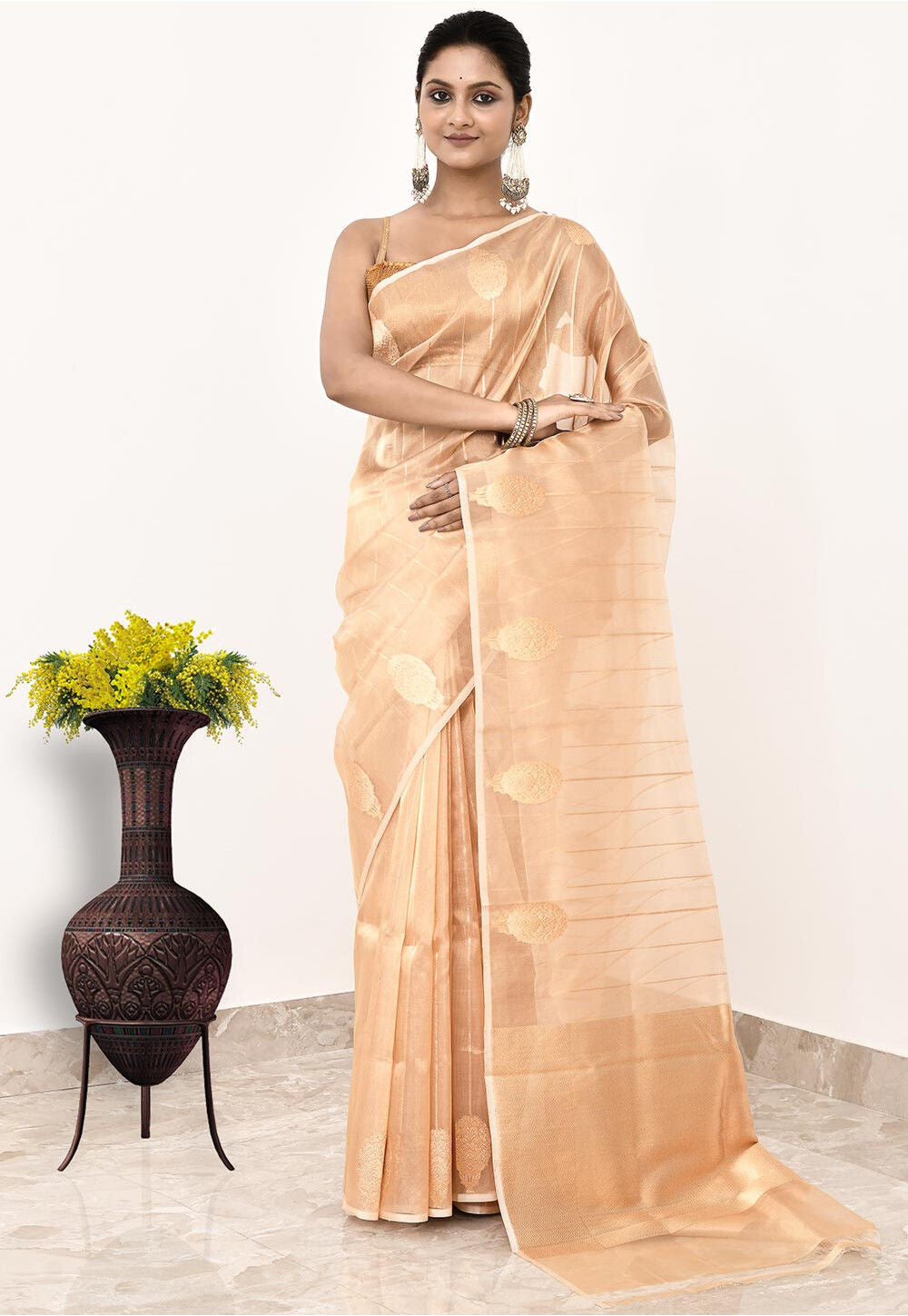 Pure Tissue Silk Handwoven Banaras Saree