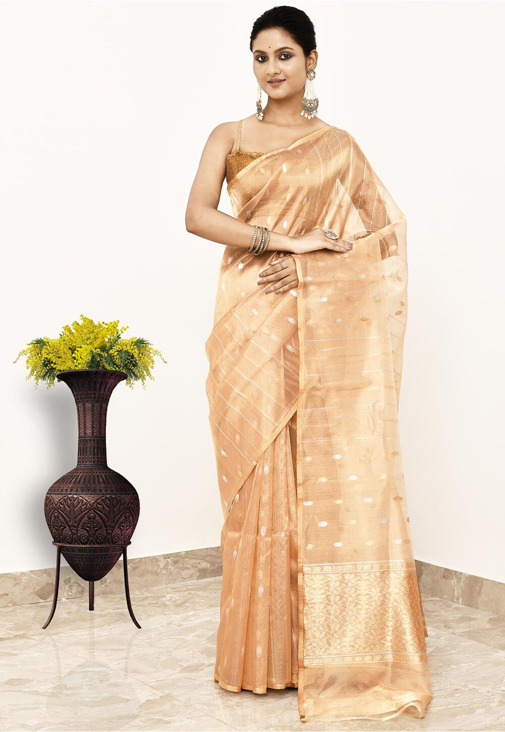 Pure Tissue Silk Handwoven Banaras Saree