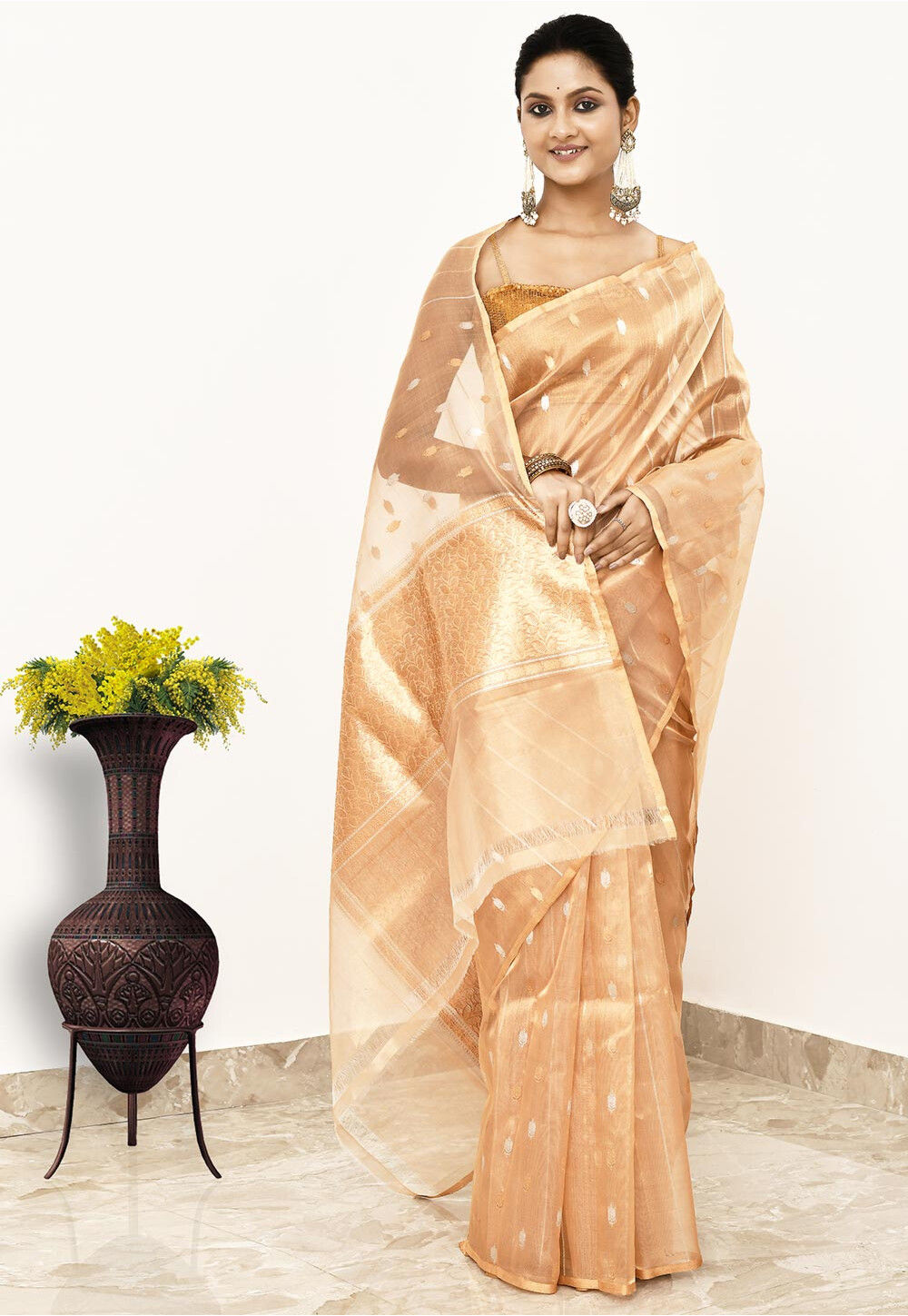 Pure Tissue Silk Handwoven Banaras Saree