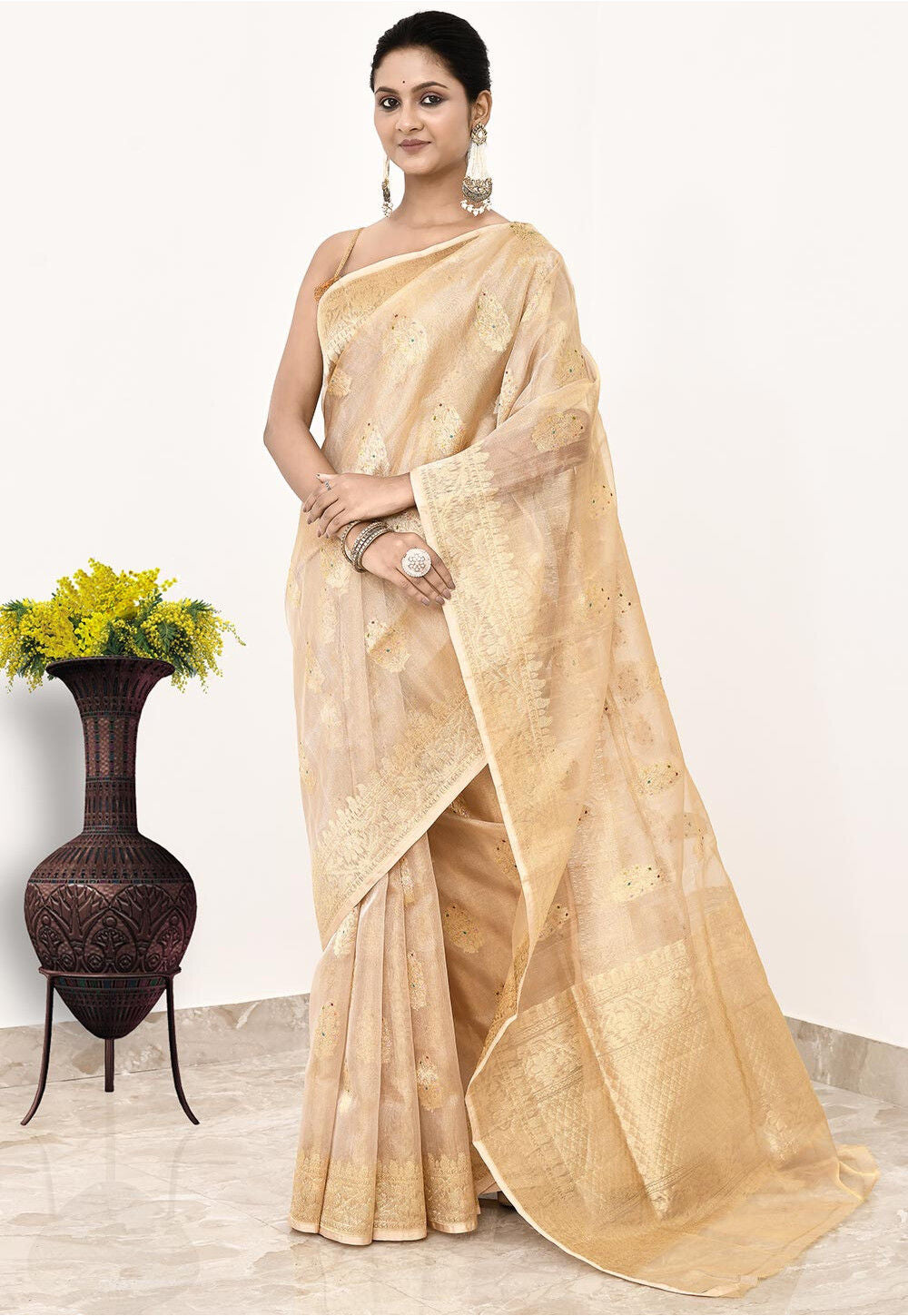 Pure Tissue Silk Handwoven Banaras Saree