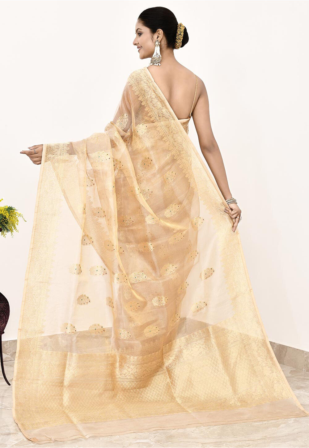 Pure Tissue Silk Handwoven Banaras Saree