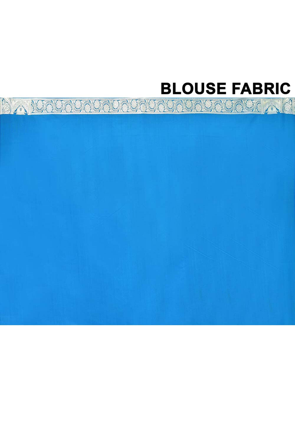 Blue Art Silk Handwoven Banaras Saree