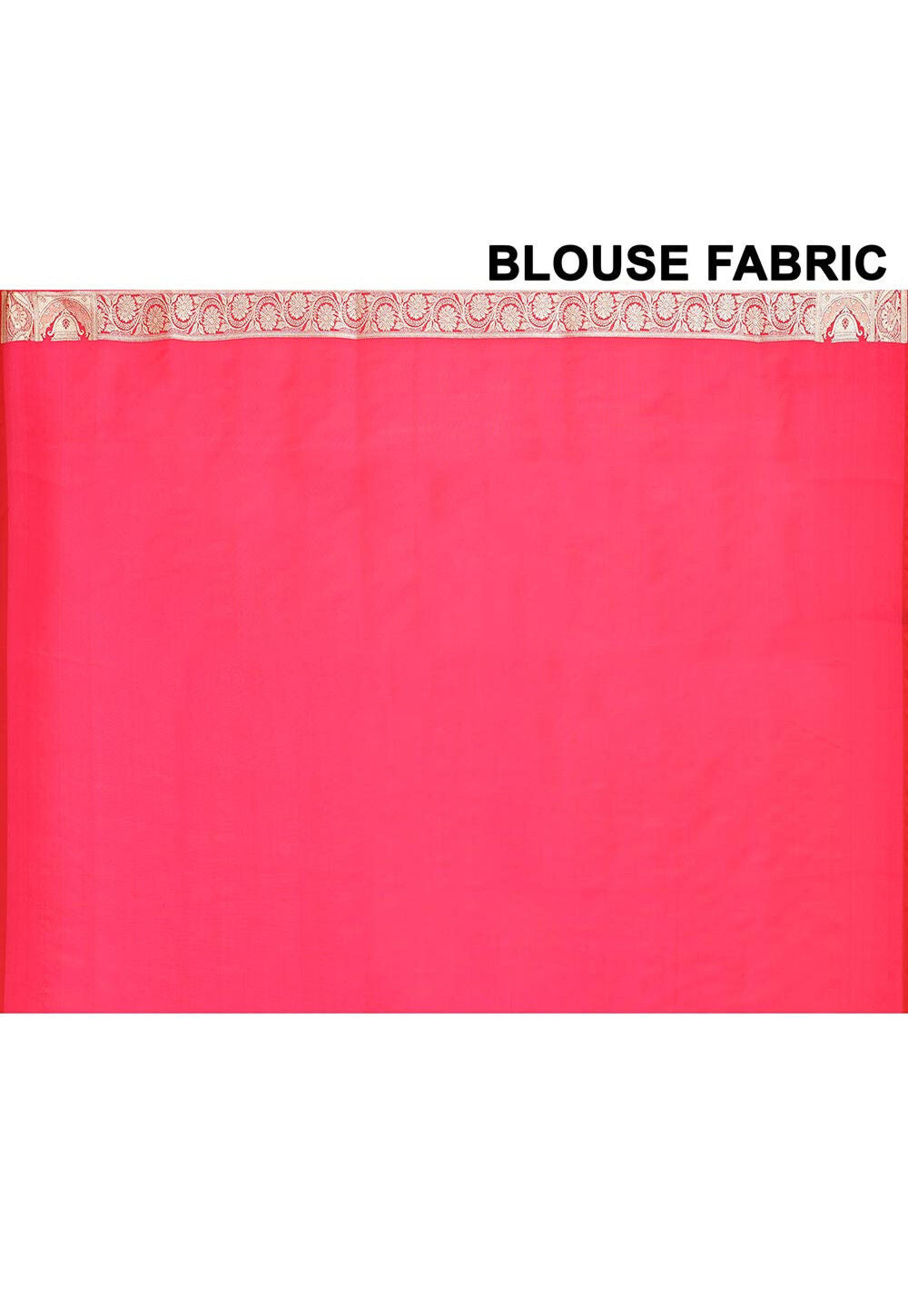 Rani Pink Art Silk Handwoven Banaras Saree