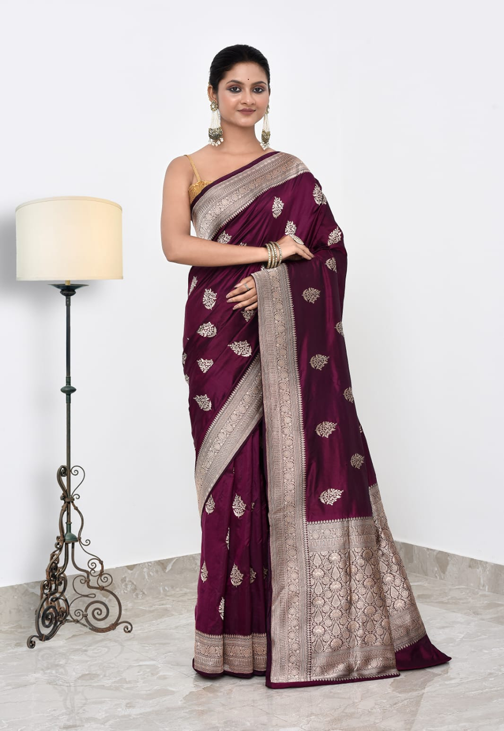 Katan Silk Handwoven Banaras Saree